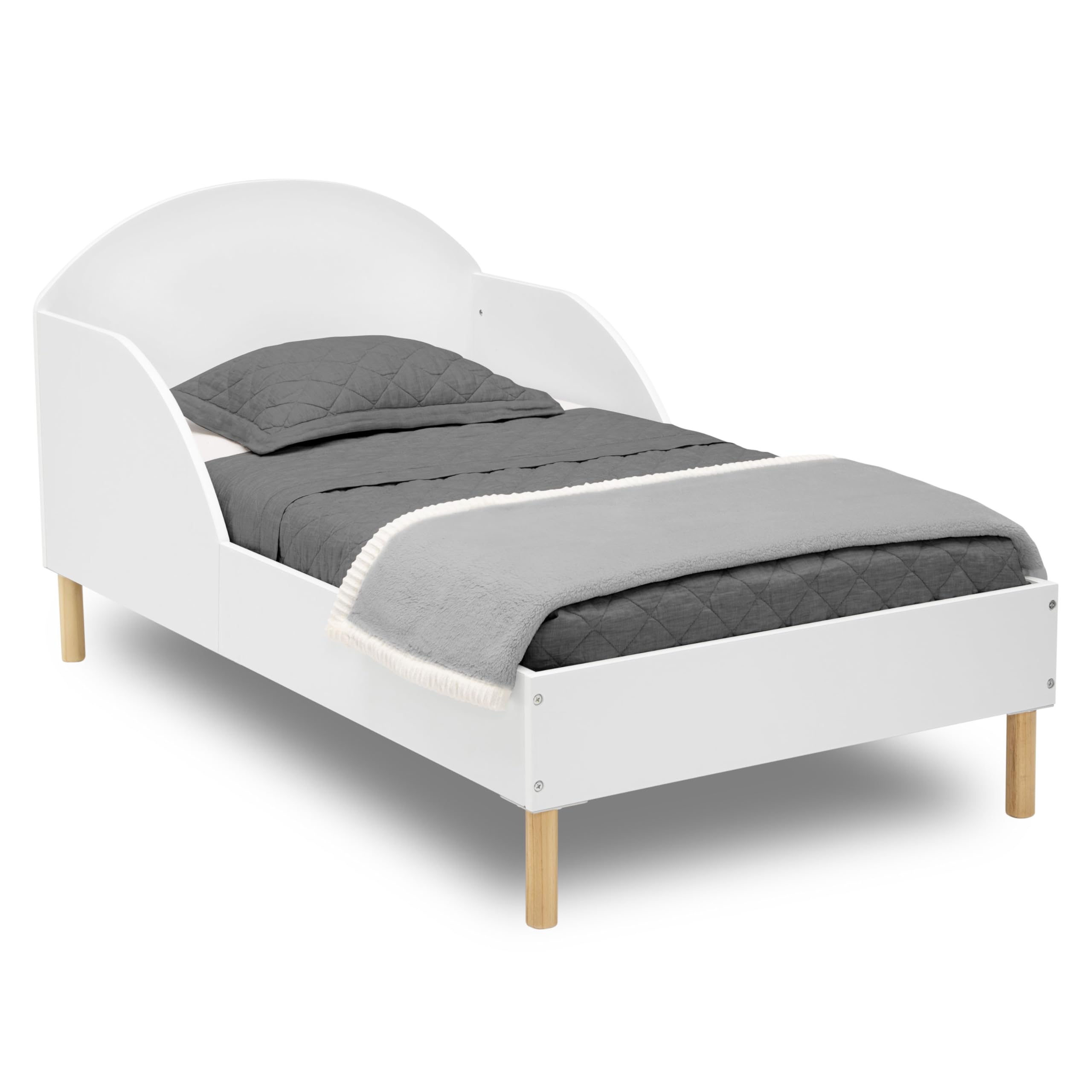 Reese Wood Toddler Bed with Guardrails