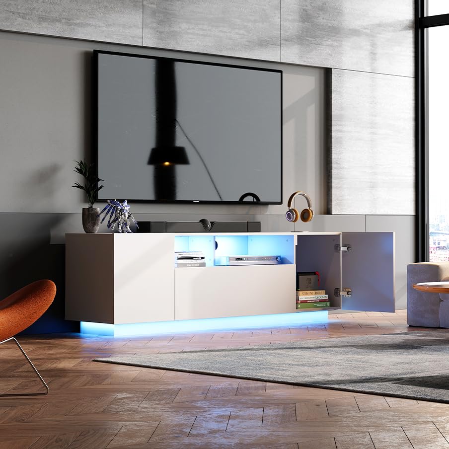 58" LED TV Stand with Storage