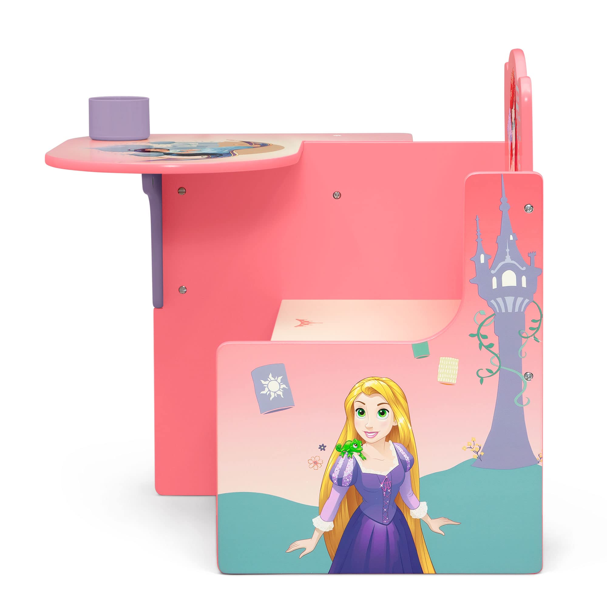 Princess Chair Desk with Storage Bin