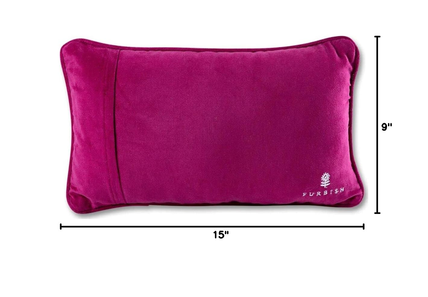 Needlepoint Decorative Throw Pillow - Both Be Wrong - 9" x 15"