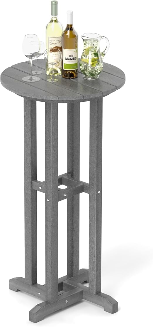 Round Bar Table HDPE Outdoor