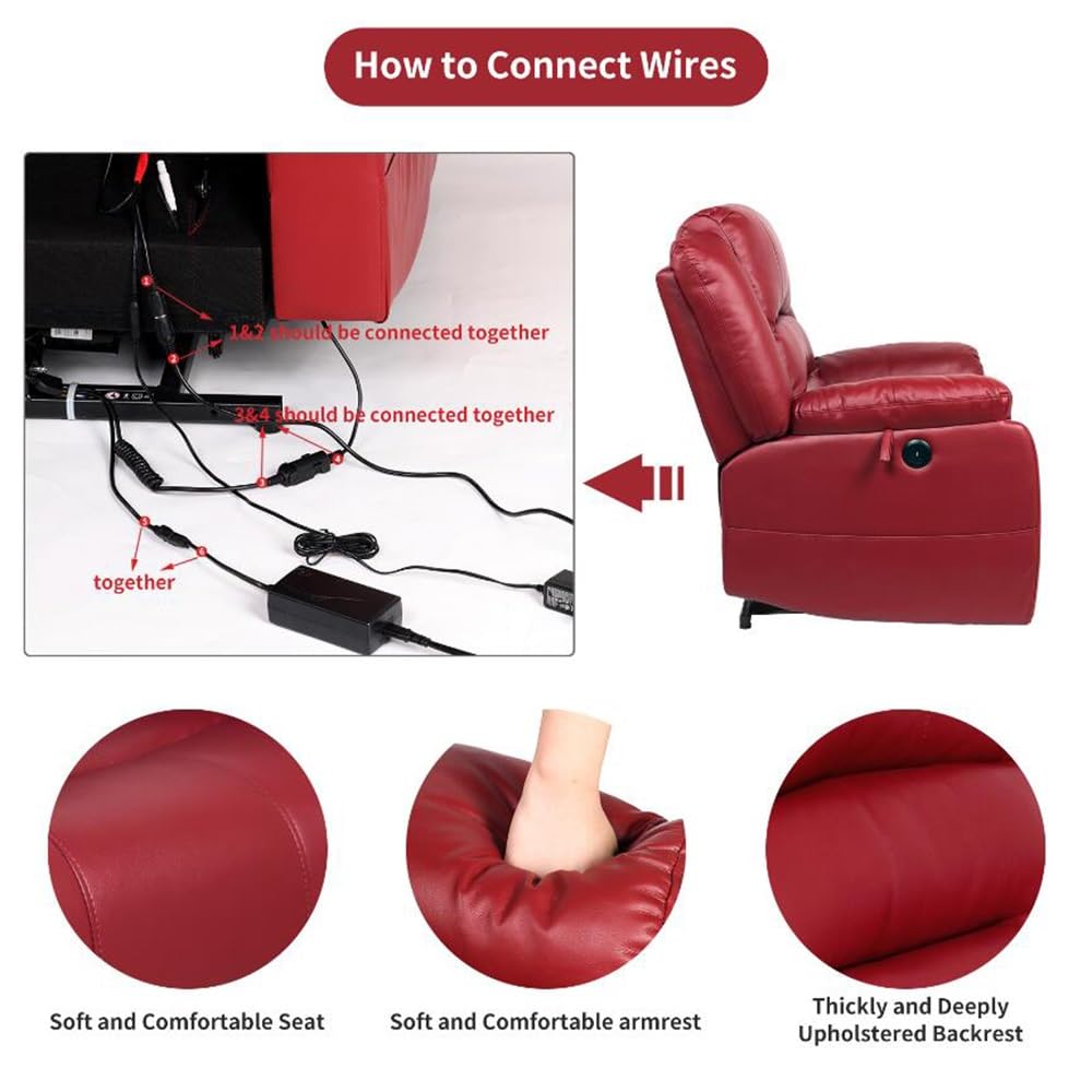 Power Lift Recliner Chair with Massage