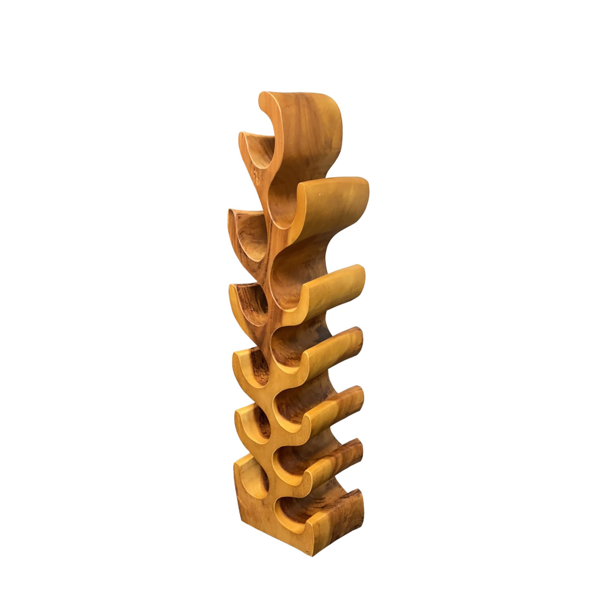 12 Bottle Acacia Wood Wine Rack