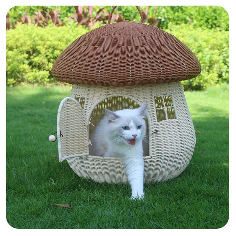Rattan Cat Bed House