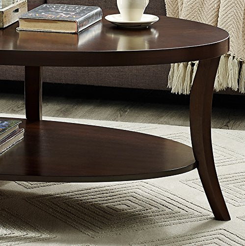 3-Piece Oval Coffee and End Tables Set