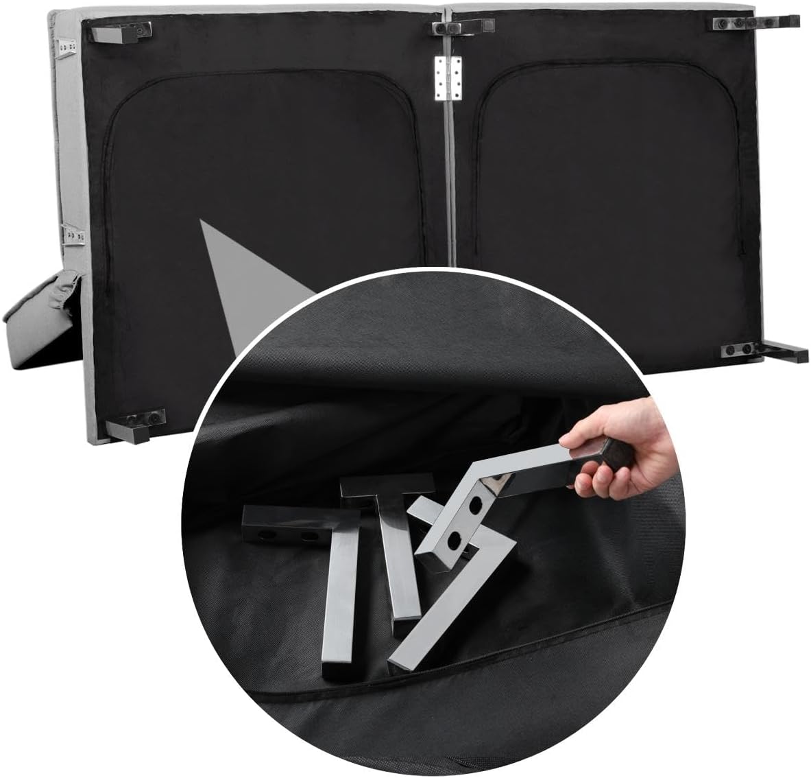 Convertible Sleeper Sofa Bed with Adjustable Backrest