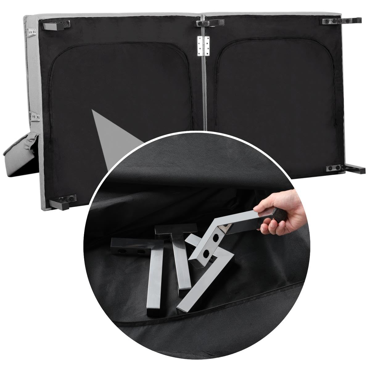 Convertible Sleeper Sofa Bed with Adjustable Backrest