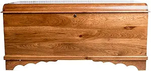 Cedar Hope Chest with Waterfall Top