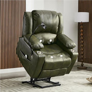 Leather Massage Lift Rocker Recliner