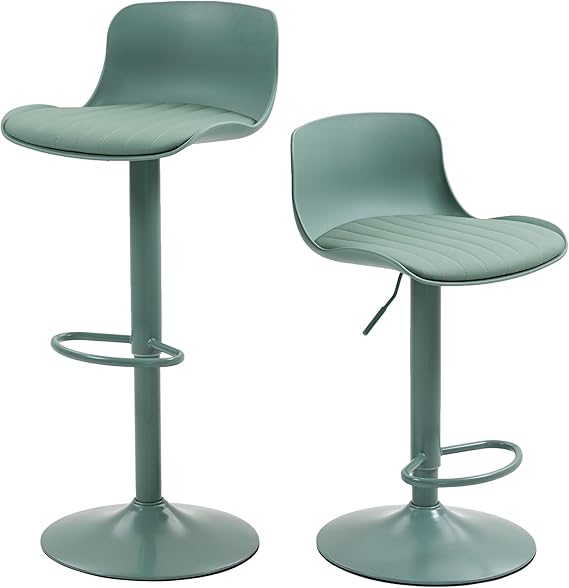 Modern Swivel Bar Stools with Adjustable Height - Set of 4