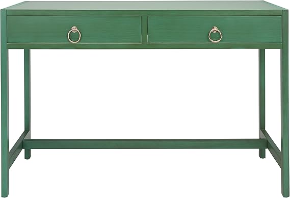 Antique White 2-Drawer Writing Desk