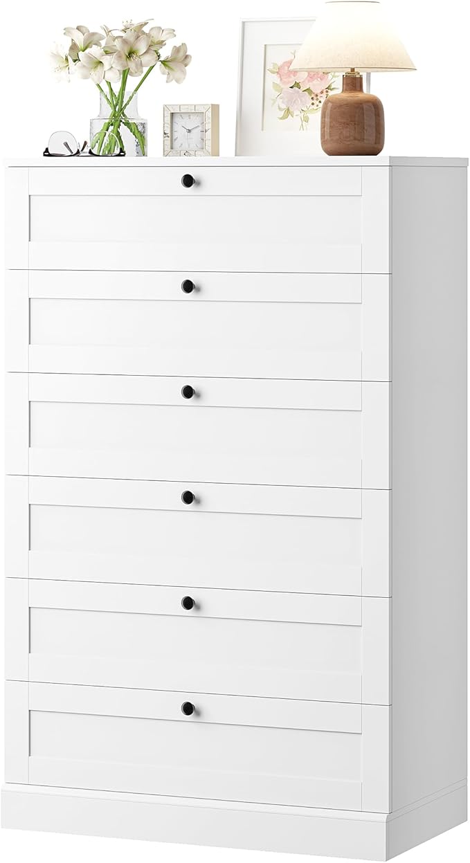 6 Drawer Dresser 52" Tall Chest