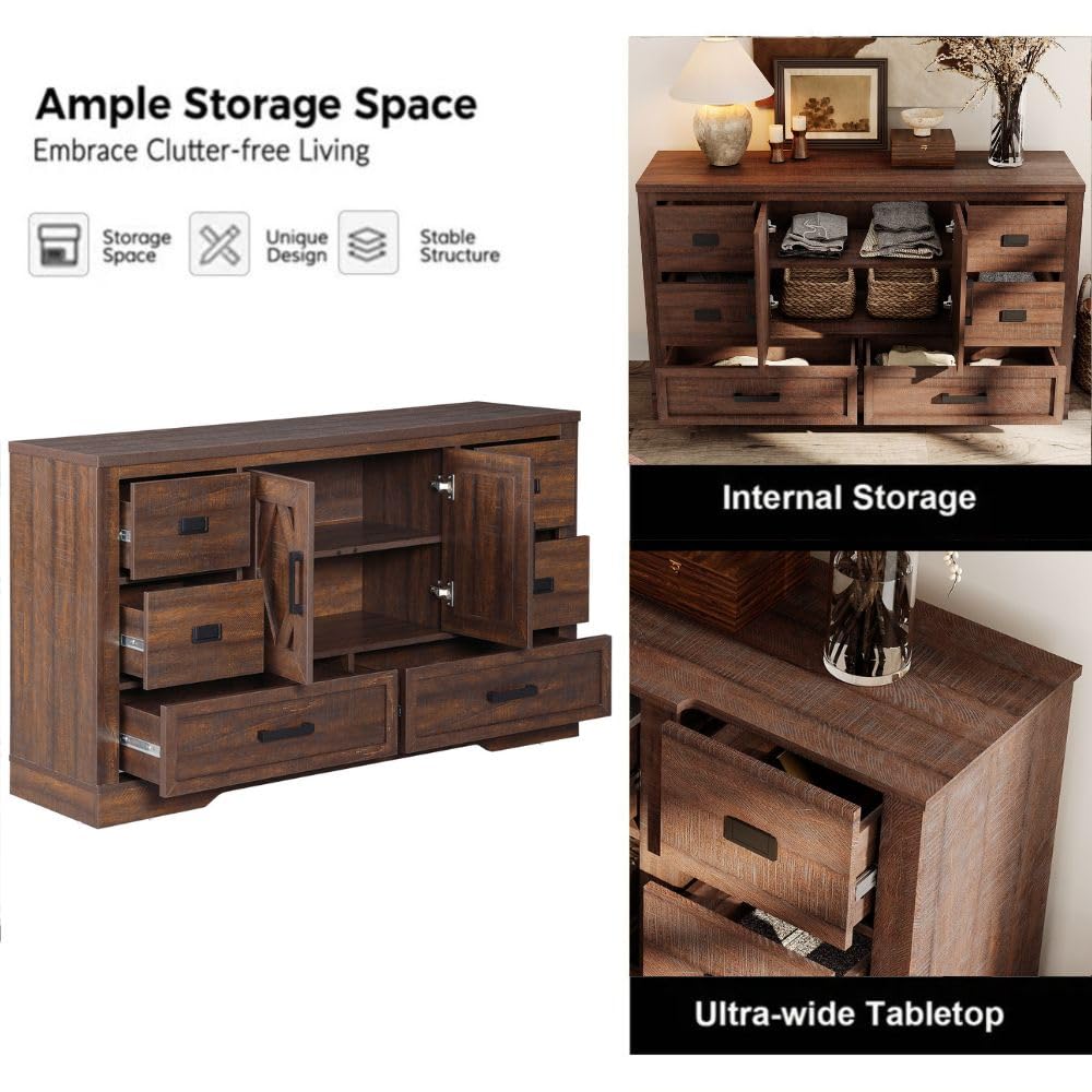 Modern Farmhouse TV Stand for TVs up to 100 Inches