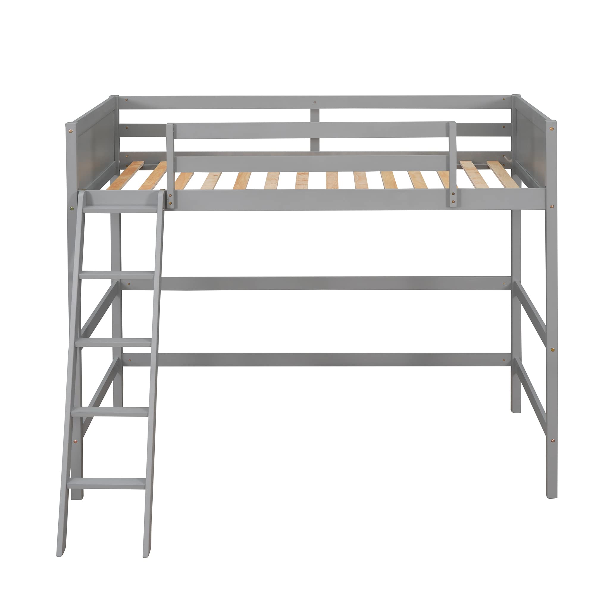 Twin Size Junior Loft Bed with Slide