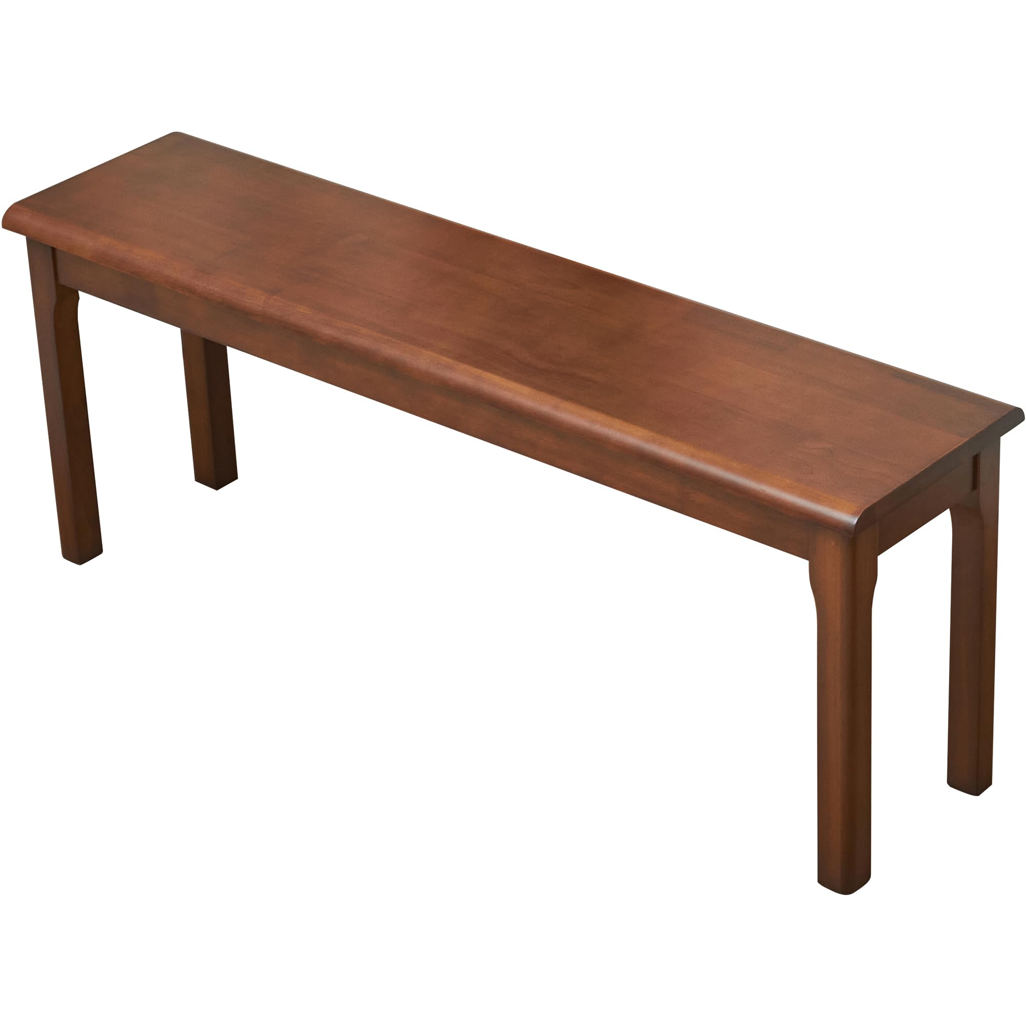 47 Inch Wooden Bench for Dining and Outdoor Use