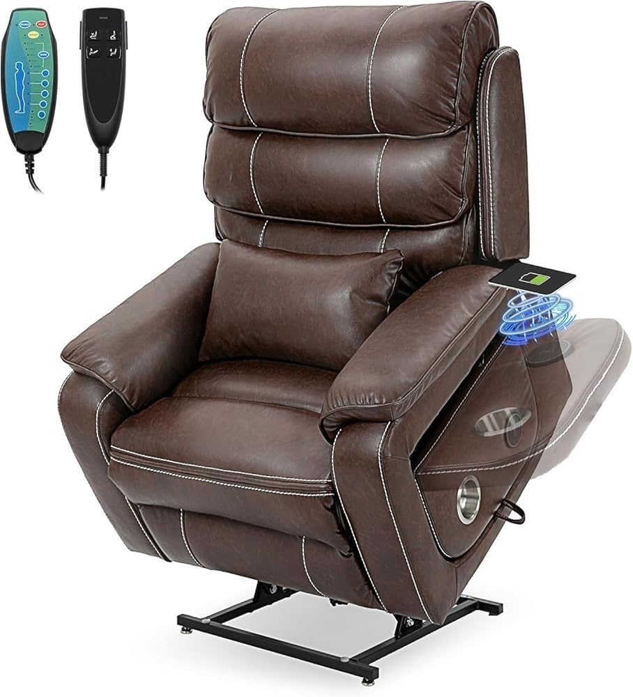 Power Lift Recliner with Heat and Massage