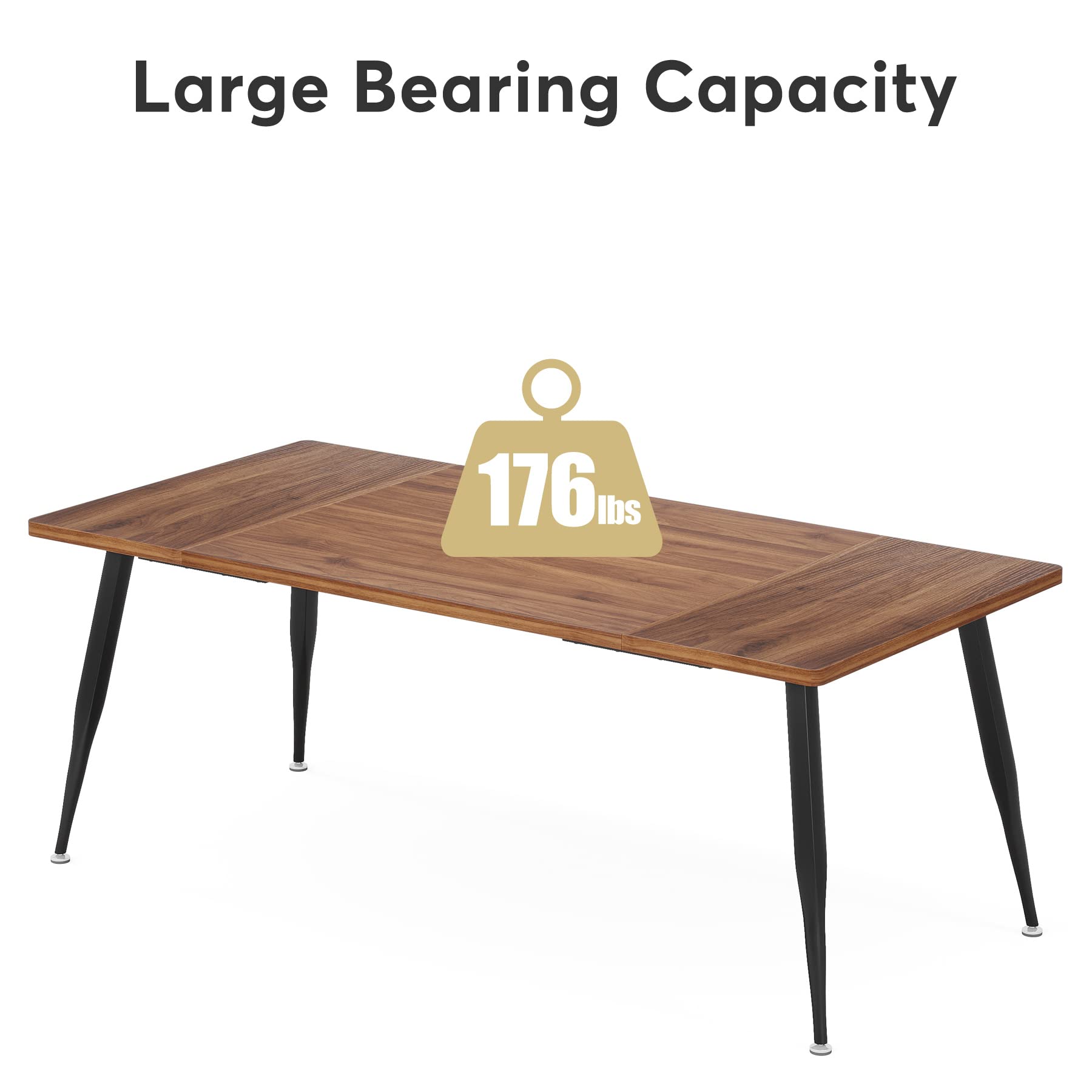 6FT Conference Table with Metal Legs