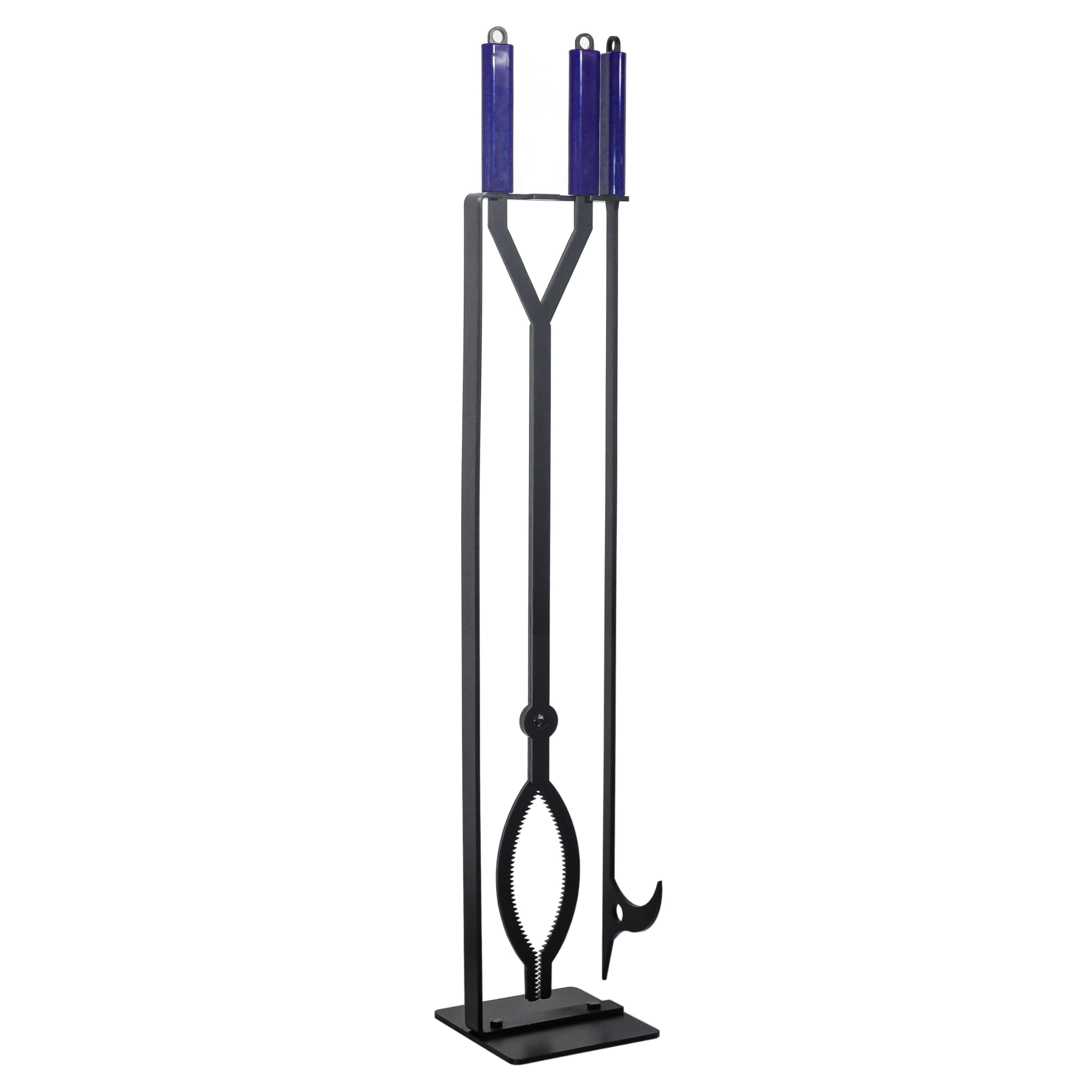 40" Fire Pit Tool Set with Poker and Log Grabber