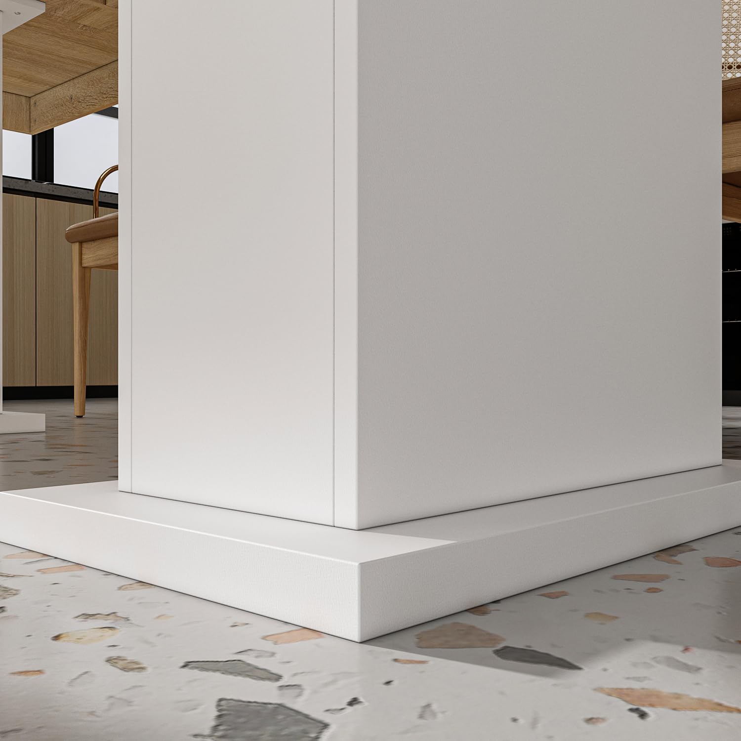 79-Inch Rectangular Dining Table for 6-8 with Pedestal Base