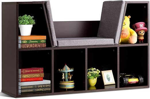 Kids Bookshelf with Reading Nook