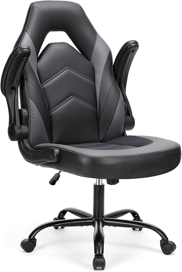 Ergonomic Gaming Chair with Flip-Up Armrests