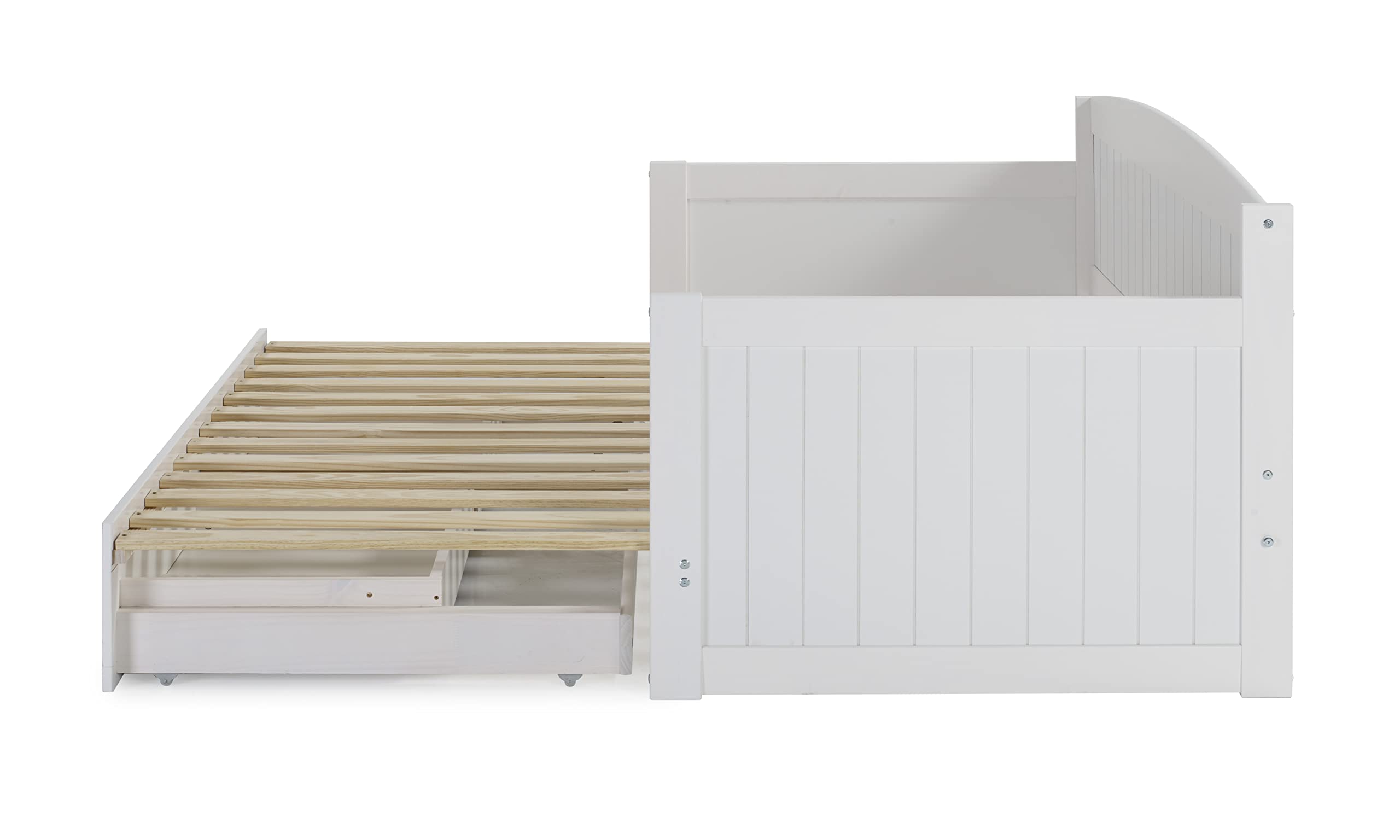 Harmony Twin to King Daybed with Pop Up Trundle and Storage Drawers