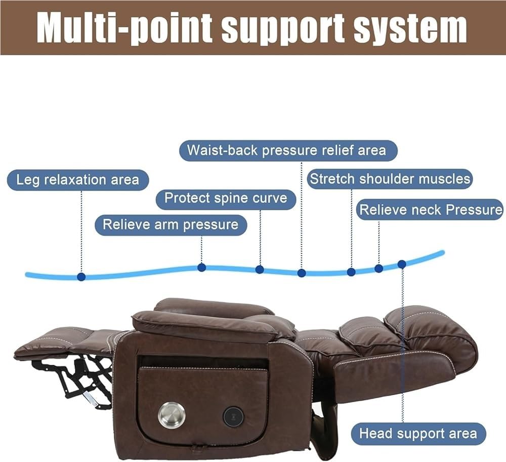 Power Lift Recliner with Heat and Massage