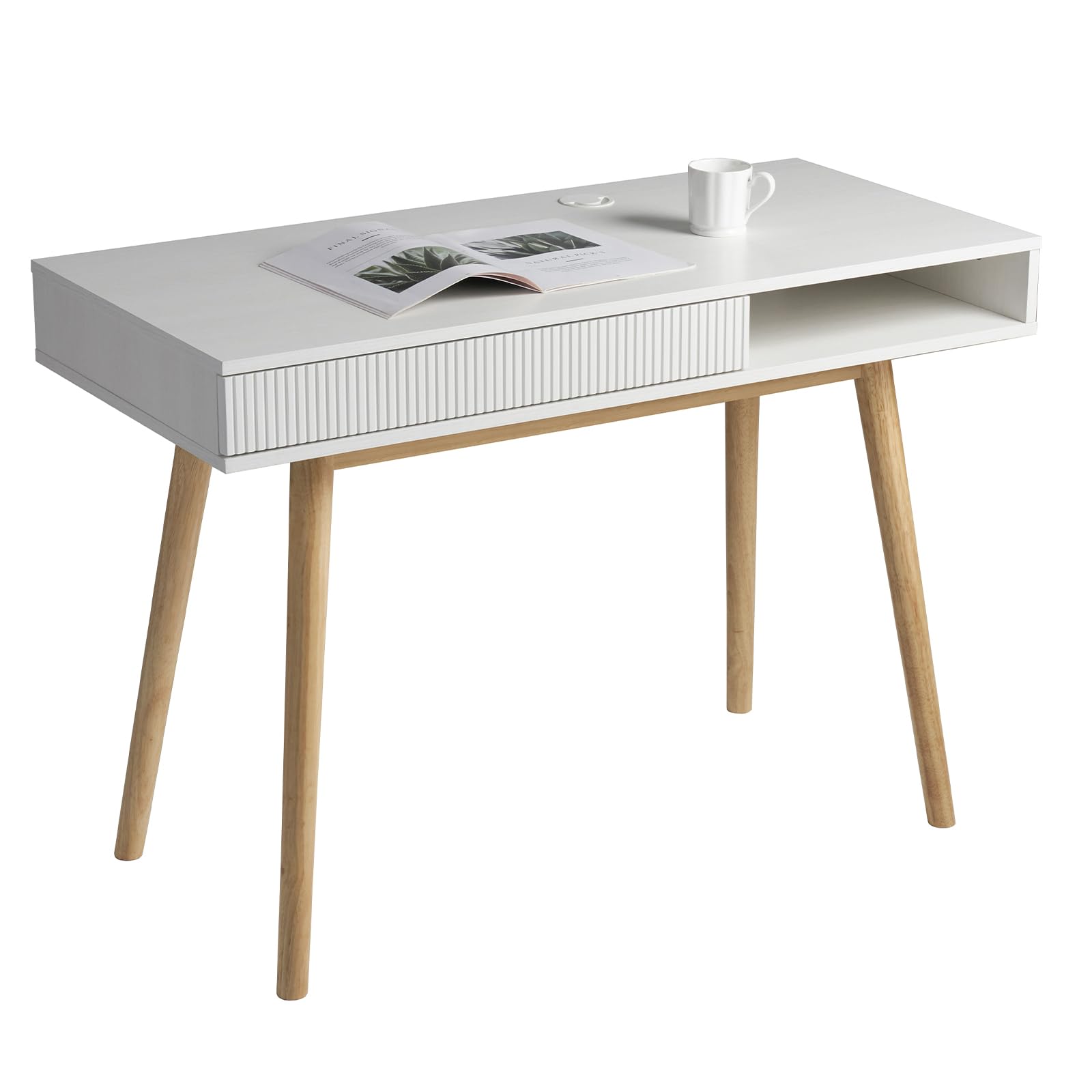 42" Modern Office Desk with Drawer