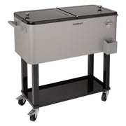 80 Qt Outdoor Cooler Cart with Wheels