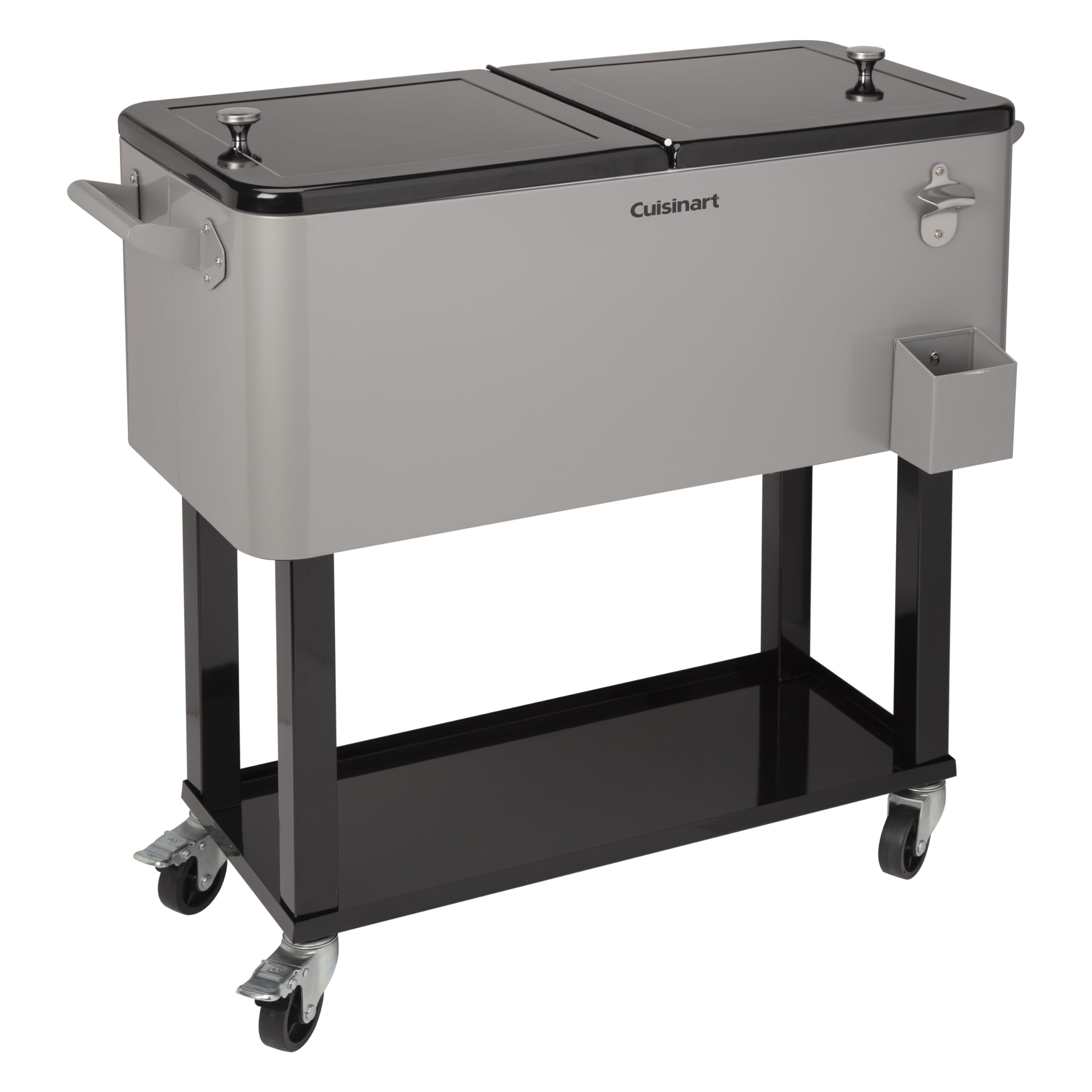 80 Qt Outdoor Cooler Cart with Wheels