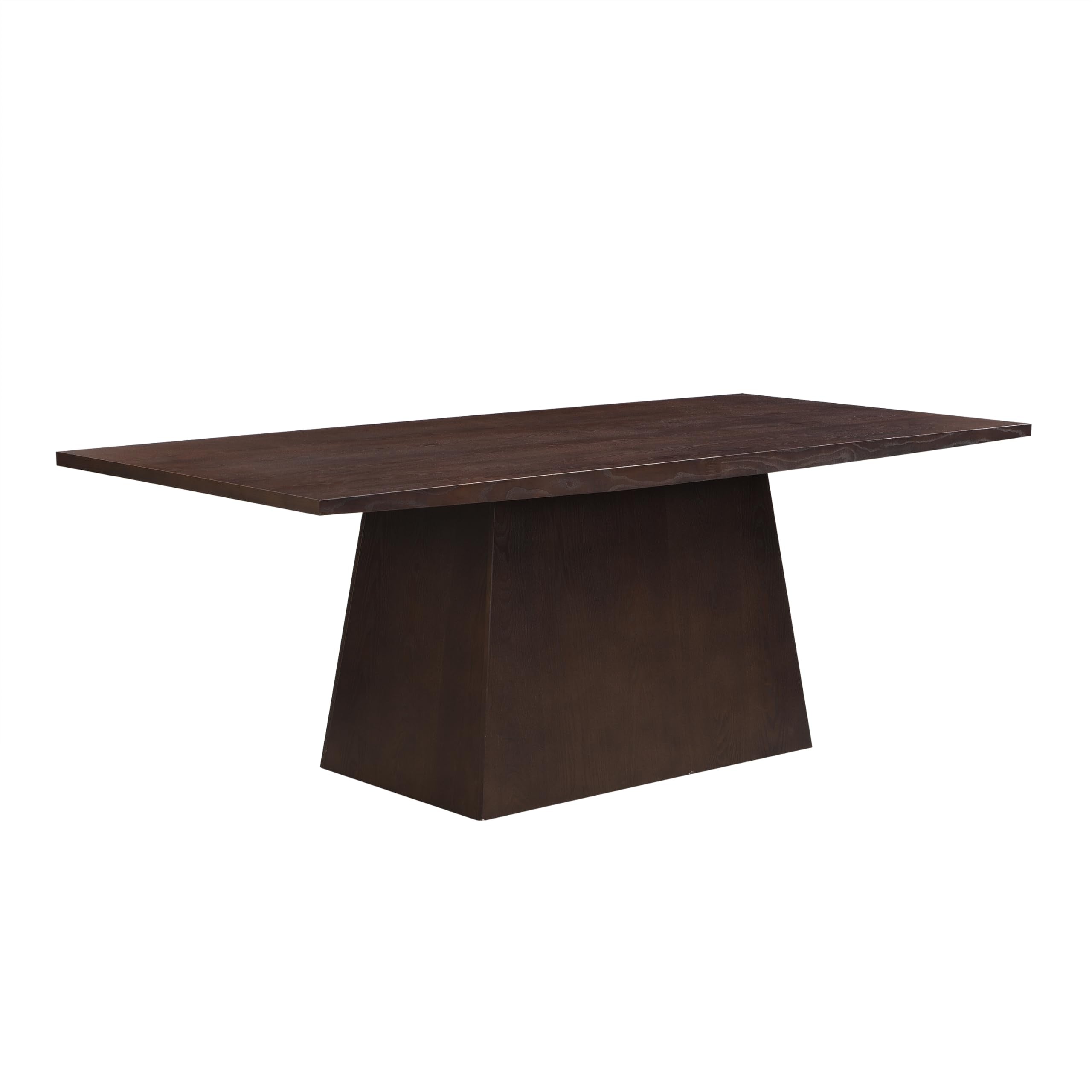 82 Inch Wooden Dining Table for 6-8 People