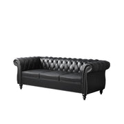 3-Seater Tufted Futon Sofa