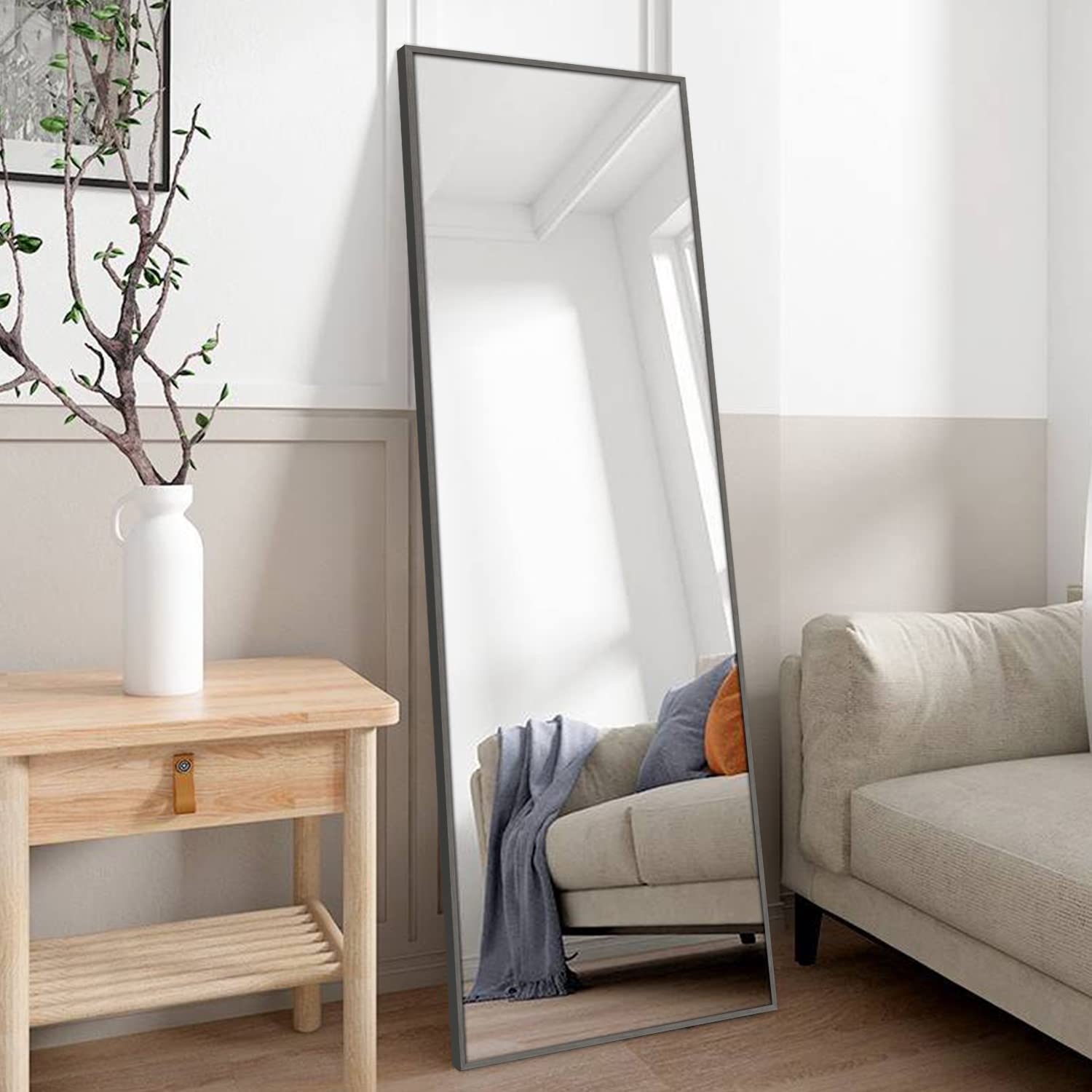 65" Full Length Floor Mirror with Stand