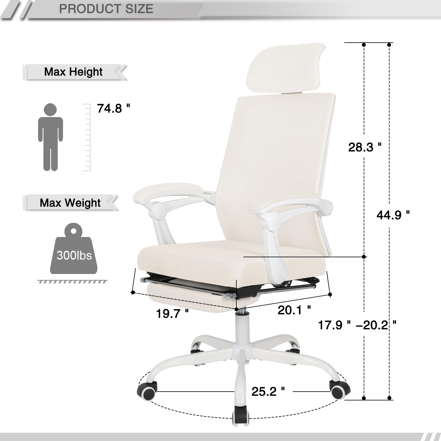 Home Office Desk and Chair Set with Drawers