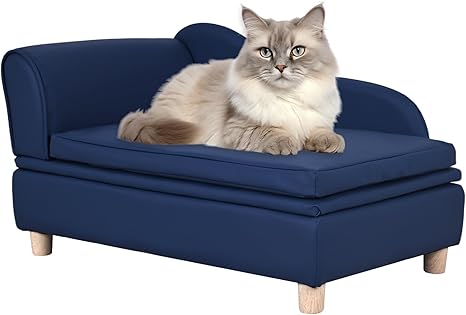 PU Leather Pet Sofa with Storage