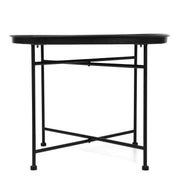 Round Metal Coffee Table Black