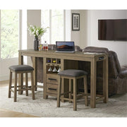 Counter Height Pub Table Set with Stools