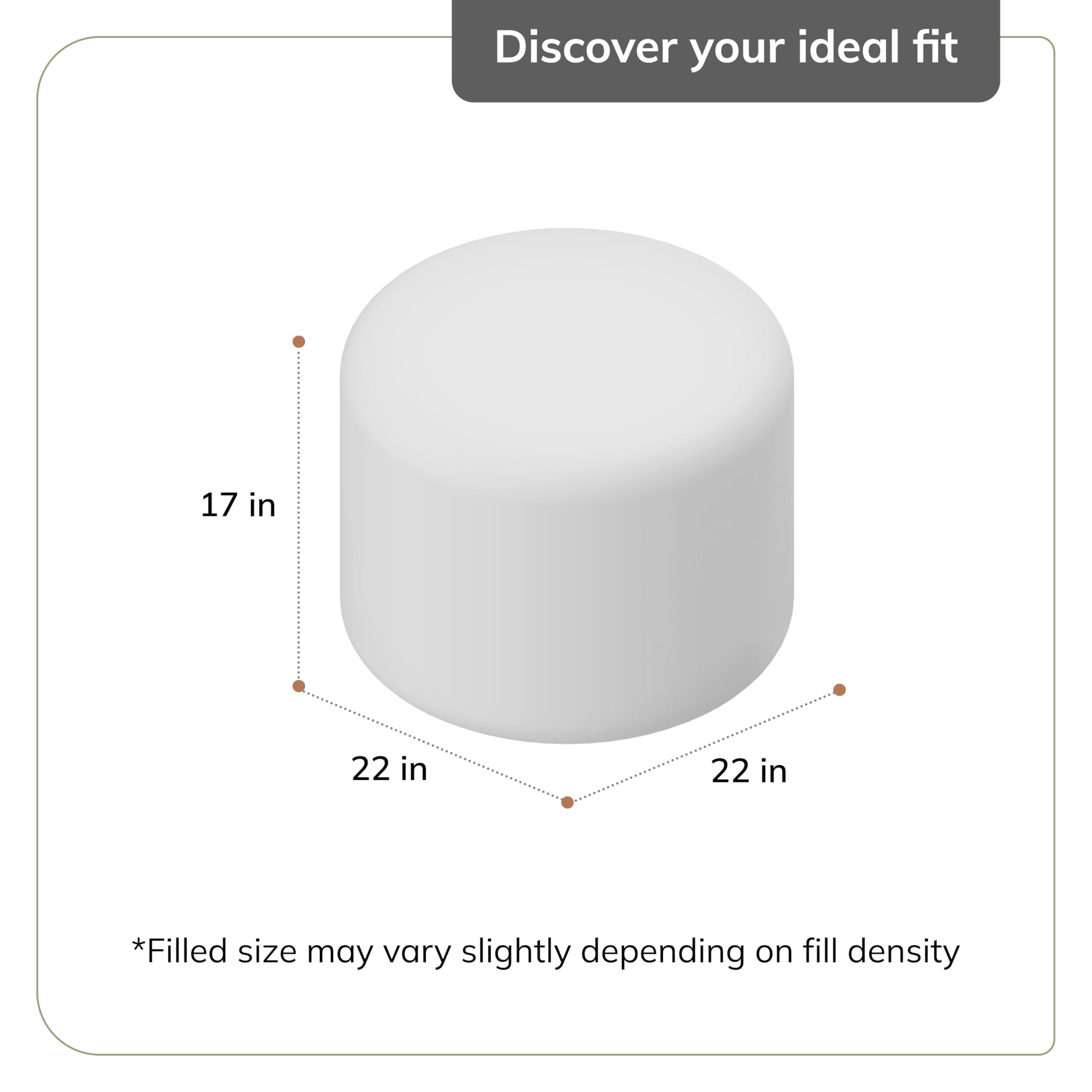 Handmade Pouf Ottoman Footrest