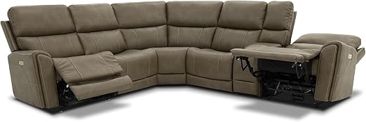5-Seater Power Lift Reclining Sectional Sofa