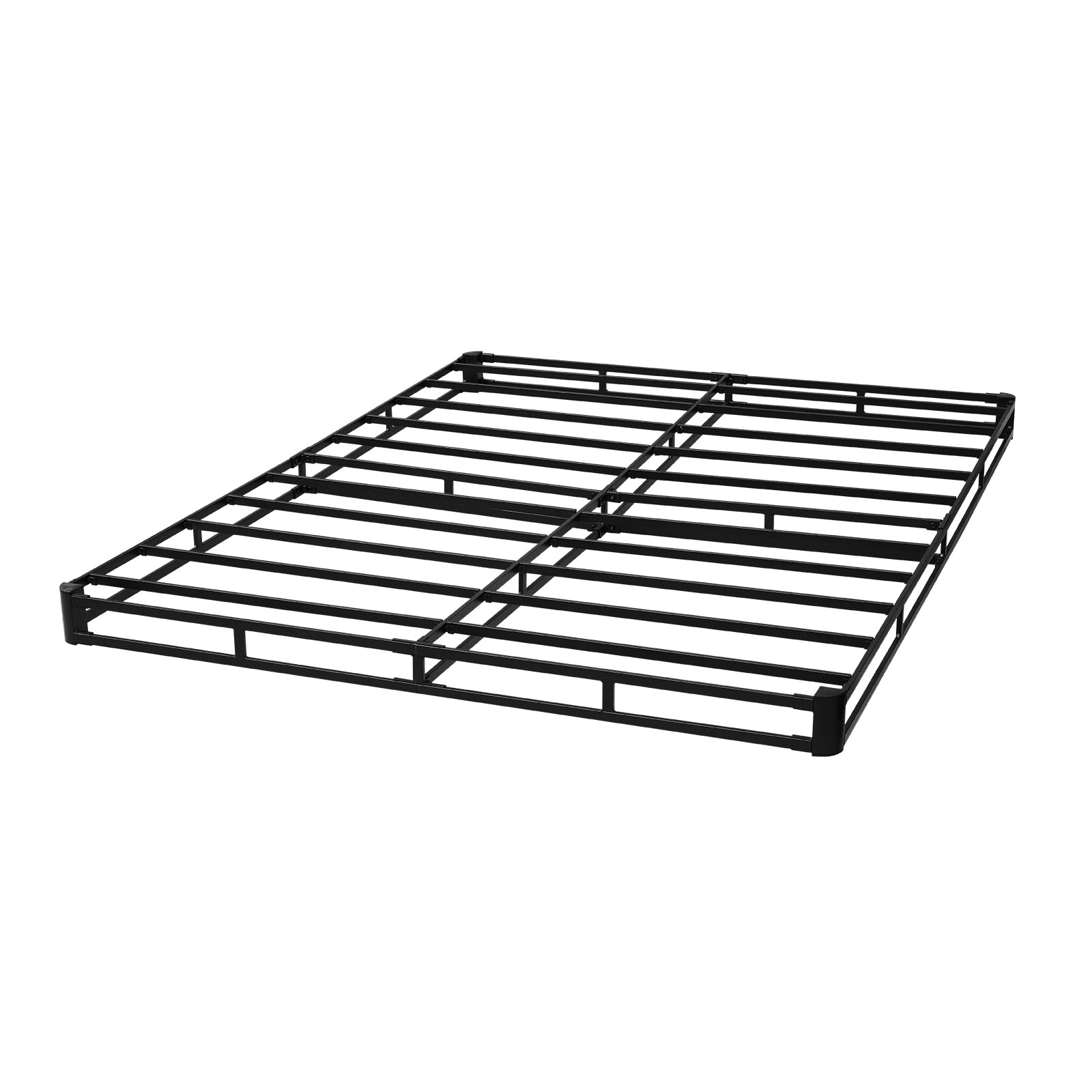 Box Spring Queen Size Bed Frame with Washable Fabric