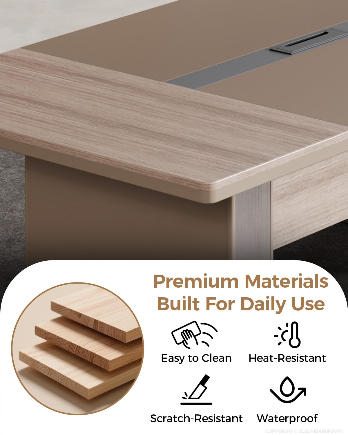 142" Conference Table for 10-12 People