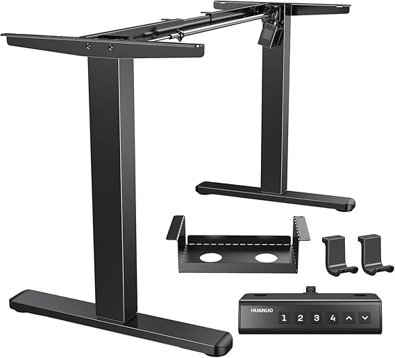 Electric Standing Desk Frame with Brushless Motor