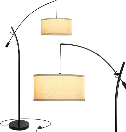 Grayson LED Arc Floor Lamp with Adjustable Height