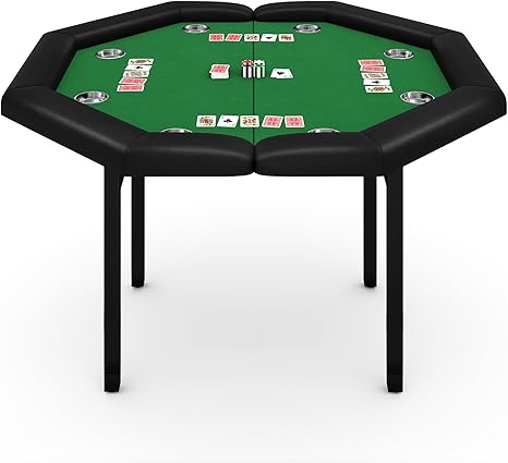 Octagonal Poker Table 8 Player Folding Game Table