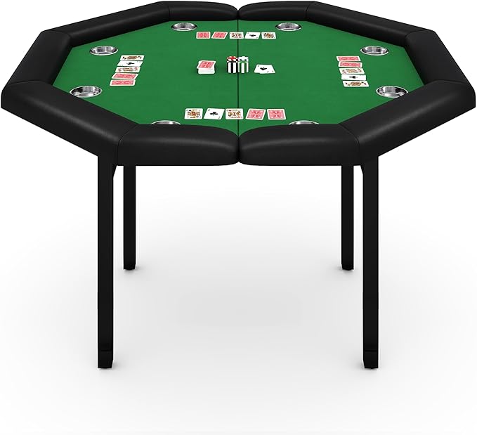 Octagonal Folding Poker Table 8 Player