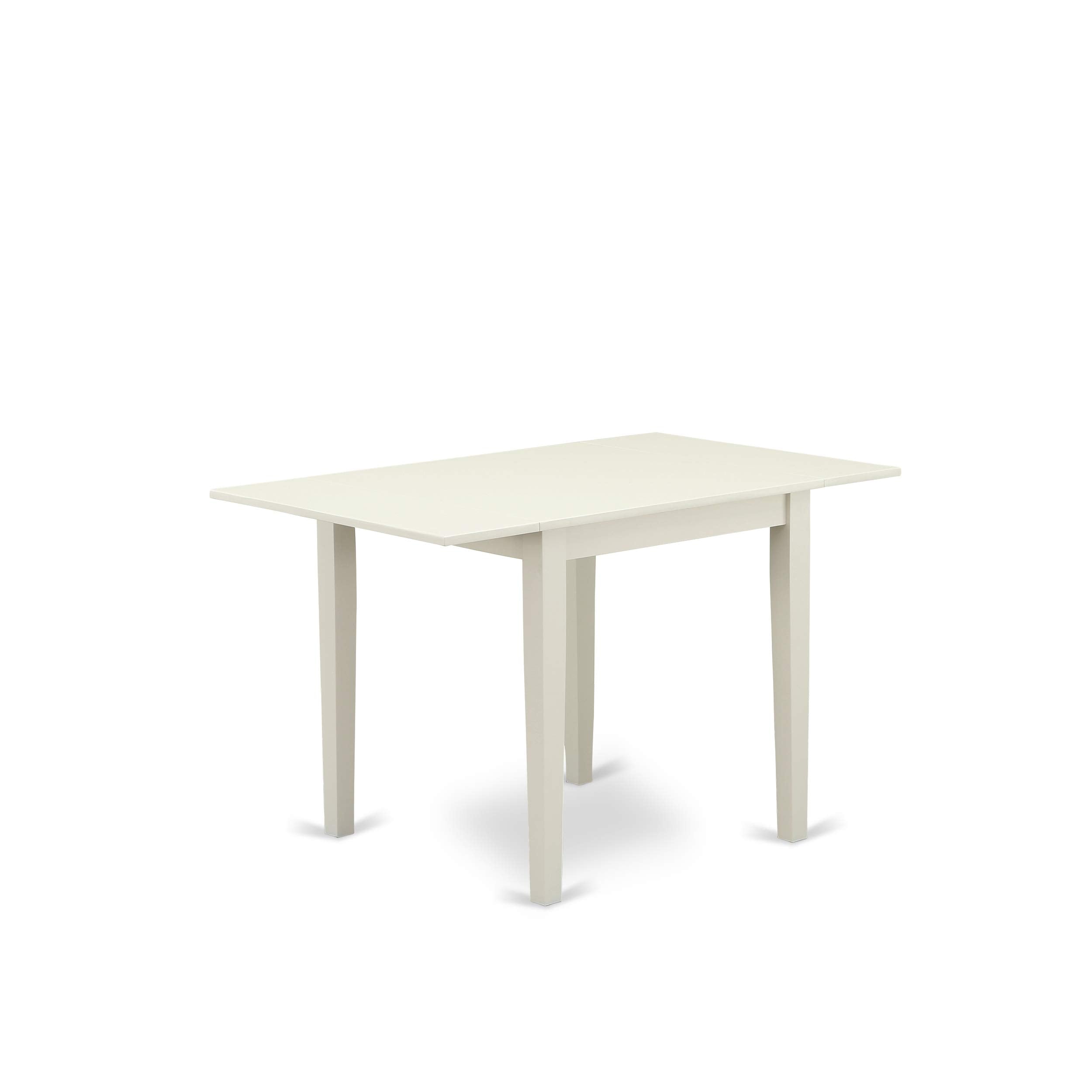 3-Piece Rectangular Dining Table Set with Drop Leaf