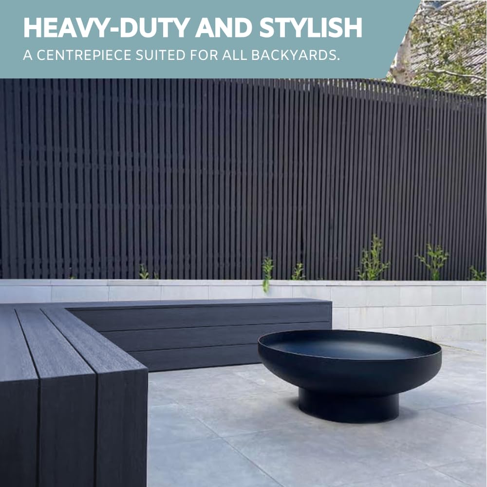 32 Inch Round Fire Pit Table with Grill