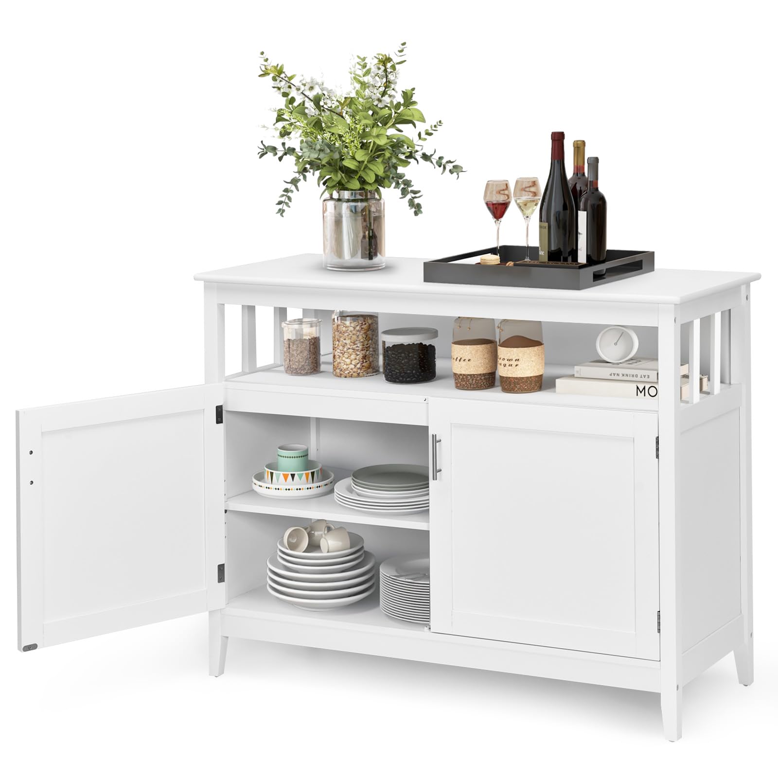 Farmhouse Sideboard Buffet Cabinet with Storage
