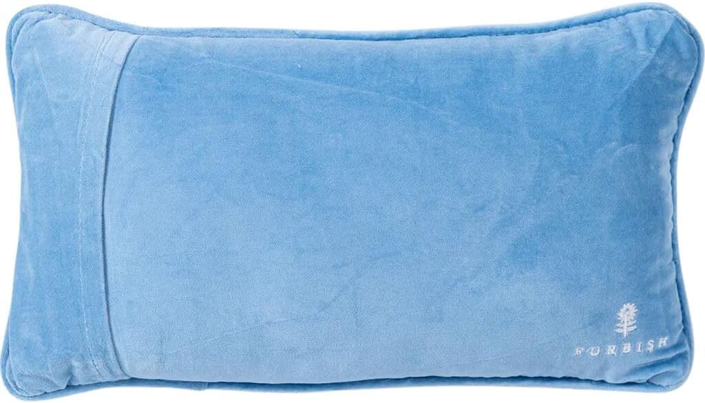 Needlepoint Decorative Throw Pillow - Go Find Less - 9" x 15"