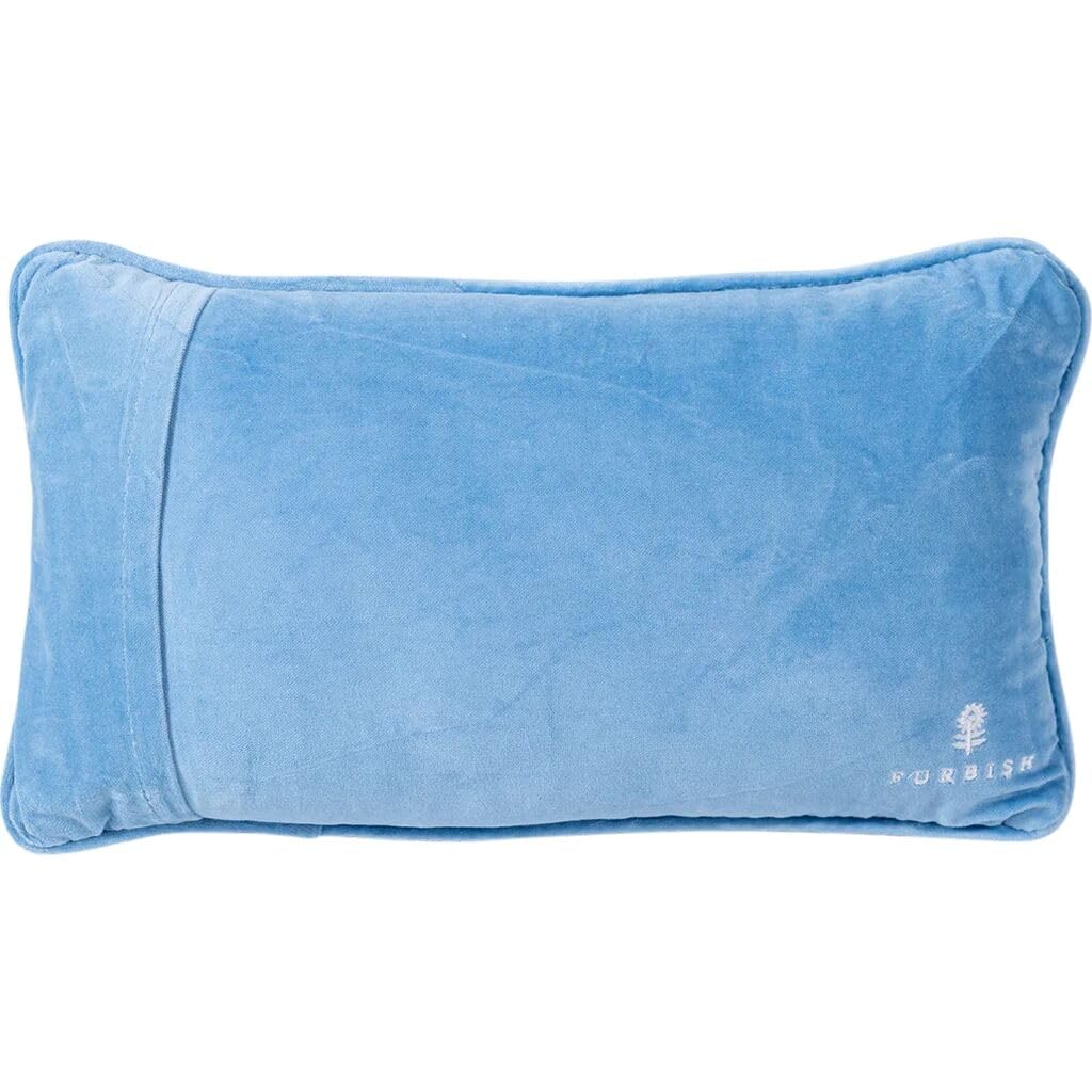 Needlepoint Decorative Throw Pillow - Go Find Less - 9" x 15"